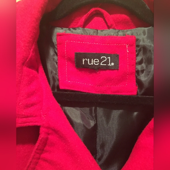 Classic Rue21 double breasted pea coat - Picture 2 of 7
